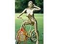 金粉サイクリング美女 桃瀬くるみ