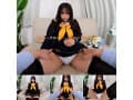 【VR】【8KVR】SNSで出会ったいいなり系黒髪美女を自宅に連れ込み電マ潮吹き制服エッチ 石原青