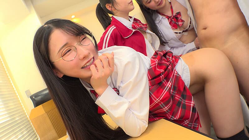 女子●生ハーレムオナサポ学園 J●による正しい射精レッスン！センズリから中出しセックスまで