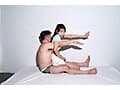 一般男女モニタリングAV ラブラブカップル限定 影絵に挑戦！ドキドキ寝取られシルエットクイズ！5 布越しに彼氏に見られているのに女子大生がデカチンSEXで生中出し！