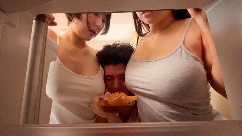 1R（ワンルーム）逆3P 上京してきた無防備すぎる妹2人と都会のメチャ狭ワンルームで爆乳密着共同生活 羽月乃蒼 糸井瑠花