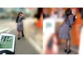 リモコンバイブお散歩 人混みの中でビクビク絶頂数十回 なみさん（28才）/るいささん（28才）