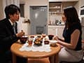 唾液の糸が絡みあう大人の接吻性交 友田真希