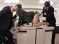 何年かぶりに再会したパツパツスーツの叔母さんは実は社内セクハラで毎日ぶっかけられてるザーメン中毒デカパイ妻・肉感！OL倶楽部11 小梅えな