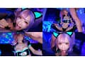 爆乳舌長コスプレイヤーのねっとりナメクジ淫語責め