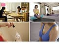 中出し妊活ヨガ教室-媚薬と排卵誘発剤で汗だくでイカされ続けた地味スレンダー巨乳若妻- 百田光稀