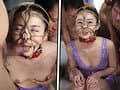 変顔のすごい天然美女！顔面崩壊変顔絶頂アクメ！ 美ノ嶋めぐり