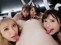 セクシーガールズバー 痴女ハーレム接客 Hなお姉さん達に密着挟まれ中出しさせられる AIKA 浜崎真緒 推川ゆうり 若宮はずき