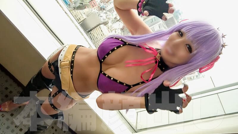 褐色紫髪ビキニギャル 吸引力がエグ過ぎるフェラ好き搾精ギャルのチ●ポ堕ちSEX！