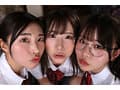 【VR】一生に一度のモテ期到来！！修学旅行中、3股カノジョたちと到着から深夜まで求愛中出しを求められるボク争奪戦