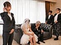 結婚式直前から式の終りまで…新婦の目を盗んで新郎を誘い寝取る美人ウエディングプランナー 天使もえ
