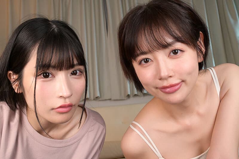 【VR】Wアヘ顔共演作品！アヘ顔感染パンデミック ～感染してしまった美人姉妹～ 胡桃さくら・美咲かんな