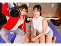 【VR】【8K】怖ーい先生！甘～い先生◆←左は地獄右は天国→正反対W女教師チ○ポ指導