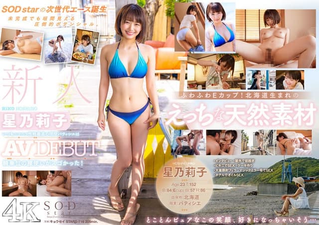 新人 星乃莉子 AV DEBUT いつもニコニコ性格最高の現役パティシエは騎乗位の腰使いがスゴかった!【圧倒的4K映像でヌク!】